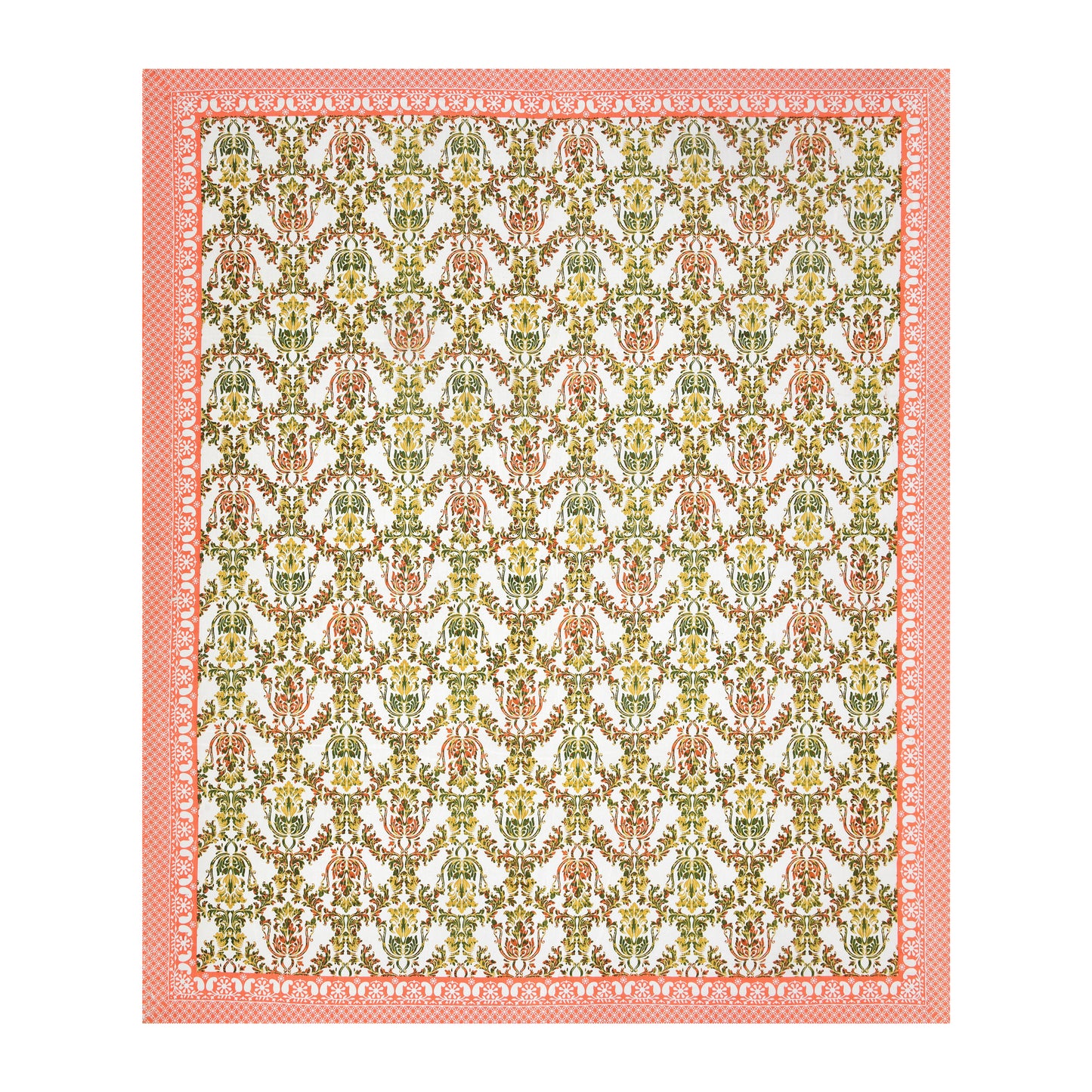 100% pure cotton jaipuri sanganari printed 98*108 king size Premium bedsheet with 2 Matching pillow covers