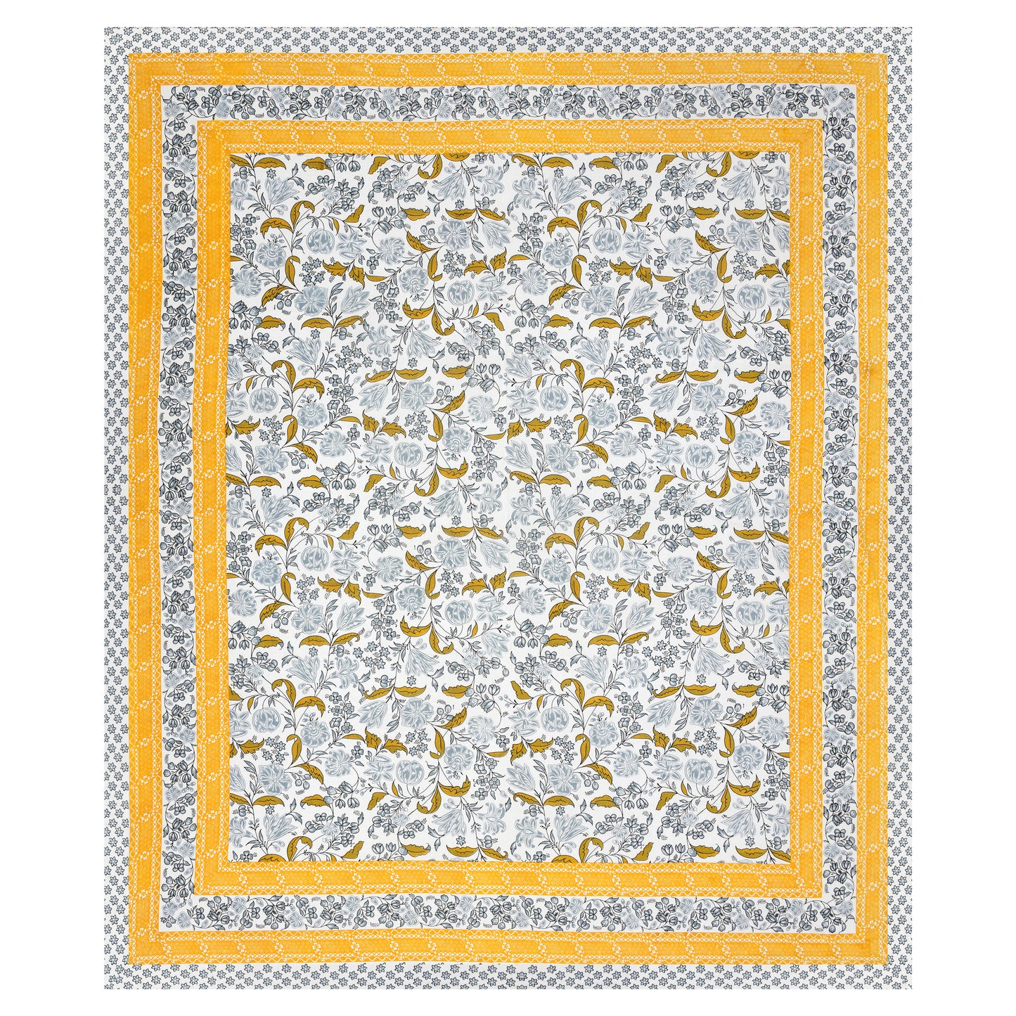 100% pure cotton jaipuri sanganari printed 98*108 king size Premium bedsheet with 2 Matching pillow covers