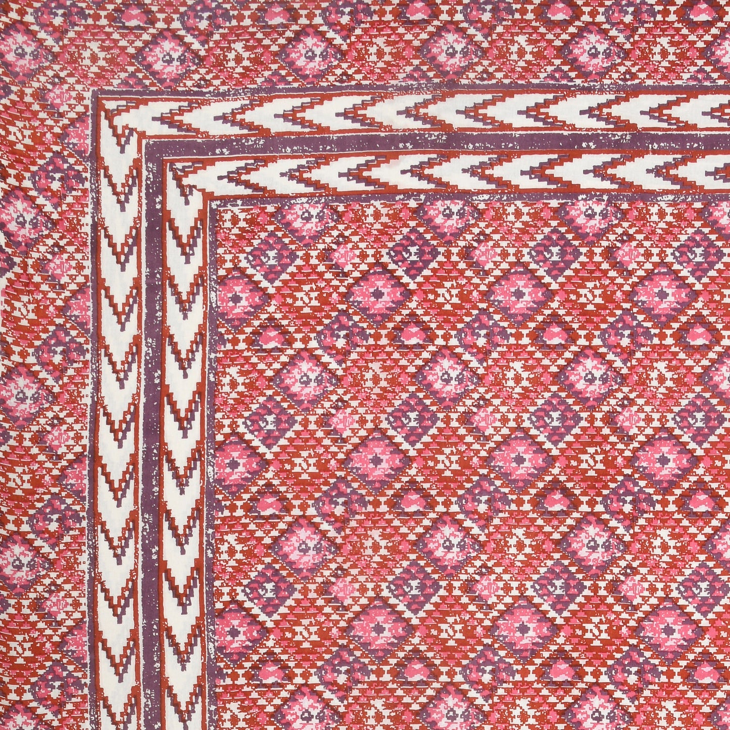 100% pure cotton jaipuri sanganari printed king size Premium bedsheet with 2 Matching pillow covers
