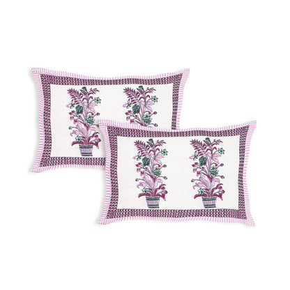100% pure cotton jaipuri sanganari printed king double size queen Premium badsheet with 2 Matching pillow covers