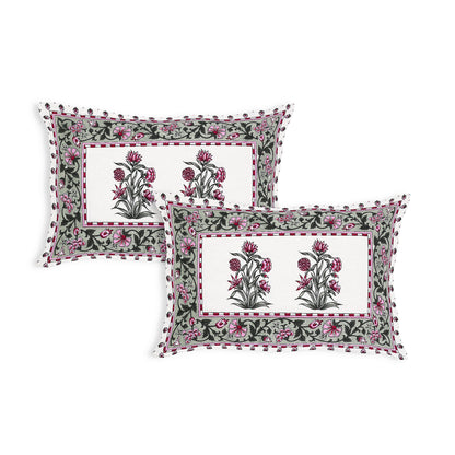 100% pure cotton jaipuri sanganari printed  king size Premium  bedsheet with 2 Matching  pillow covers