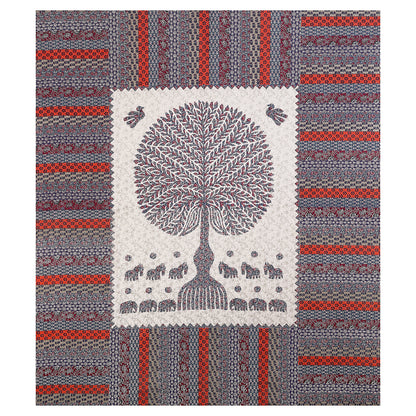 100% pure cotton jaipuri sanganari printed 98*108 king size Premium bedsheet with 2 Matching pillow covers