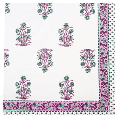 100% pure cotton jaipuri sanganari printed  king size Premium  bedsheet with 2 Matching  pillow covers