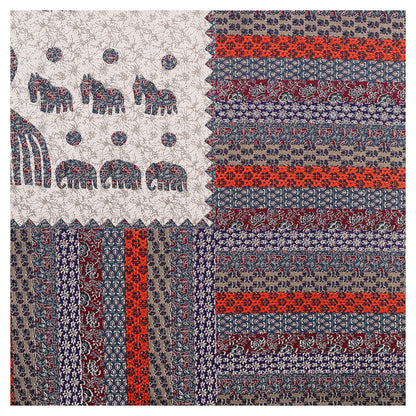 100% pure cotton jaipuri sanganari printed 98*108 king size Premium bedsheet with 2 Matching pillow covers