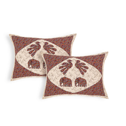 100% pure cotton jaipuri sanganari printed 98*108 king size Premium bedsheet with 2 Matching pillow covers