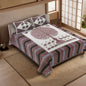100% pure cotton jaipuri sanganari printed 98*108 king size Premium bedsheet with 2 Matching pillow covers