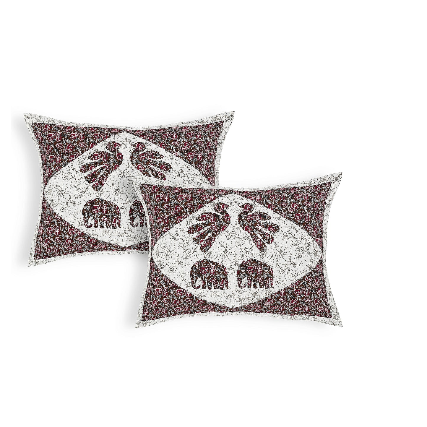 100% pure cotton jaipuri sanganari printed 98*108 king size Premium bedsheet with 2 Matching pillow covers