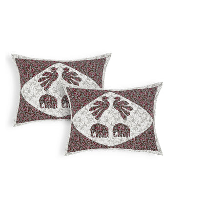 100% pure cotton jaipuri sanganari printed 98*108 king size Premium bedsheet with 2 Matching pillow covers