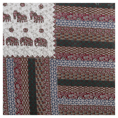 100% pure cotton jaipuri sanganari printed 98*108 king size Premium bedsheet with 2 Matching pillow covers