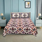 100% pure cotton jaipuri sanganari printed 98*108 king size Premium bedsheet with 2 Matching pillow covers