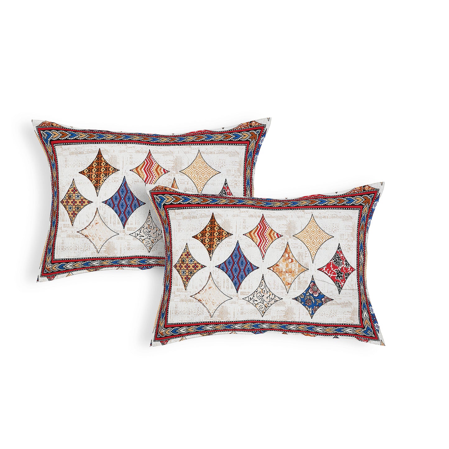 100% pure cotton jaipuri sanganari printed 98*108 king size Premium bedsheet with 2 Matching pillow covers