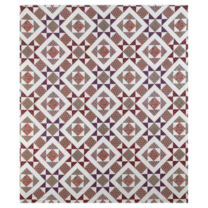 100% pure cotton jaipuri sanganari printed 98*108 king size Premium bedsheet with 2 Matching pillow covers