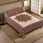 100% pure cotton jaipuri sanganari printed 98*108 king size Premium bedsheet with 2 Matching pillow covers
