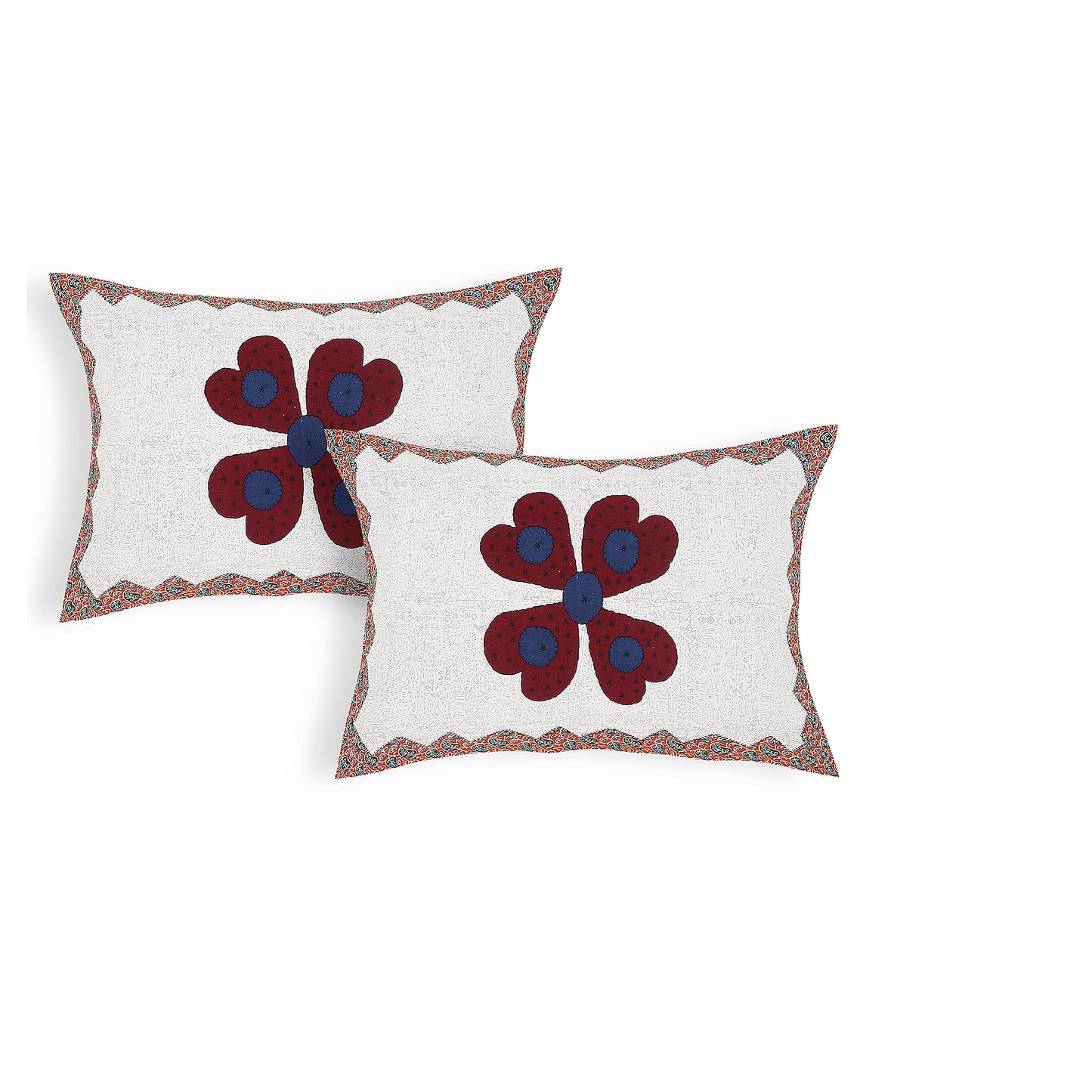100% pure cotton jaipuri sanganari printed 98*108 king size Premium bedsheet with 2 Matching pillow covers