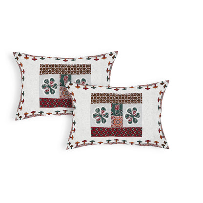 100% pure cotton jaipuri sanganari printed 98*108 king size Premium bedsheet with 2 Matching pillow covers
