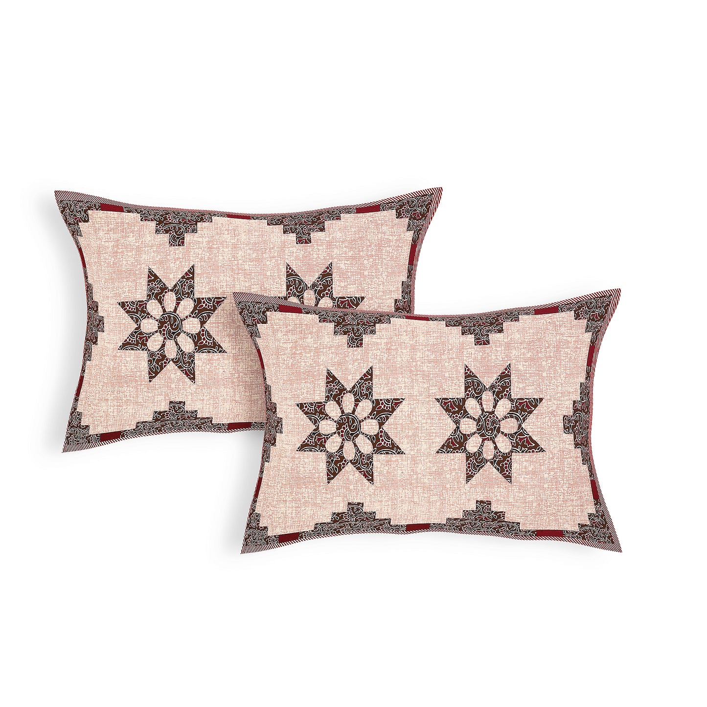 100% pure cotton jaipuri sanganari printed 98*108 king size Premium bedsheet with 2 Matching pillow covers