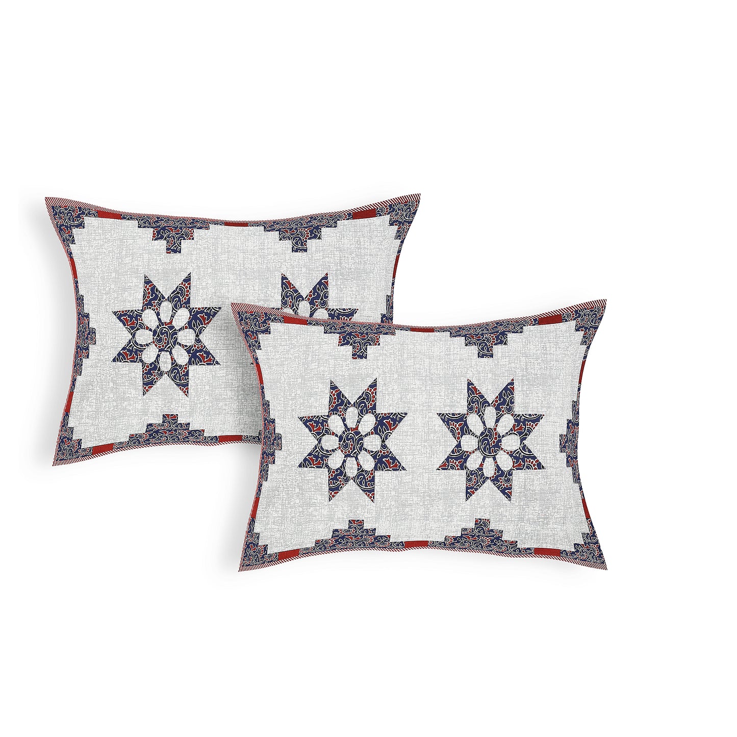 100% pure cotton jaipuri sanganari printed 98*108 king size Premium bedsheet with 2 Matching pillow covers
