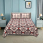 100% pure cotton jaipuri sanganari printed 98*108 king size Premium bedsheet with 2 Matching pillow covers