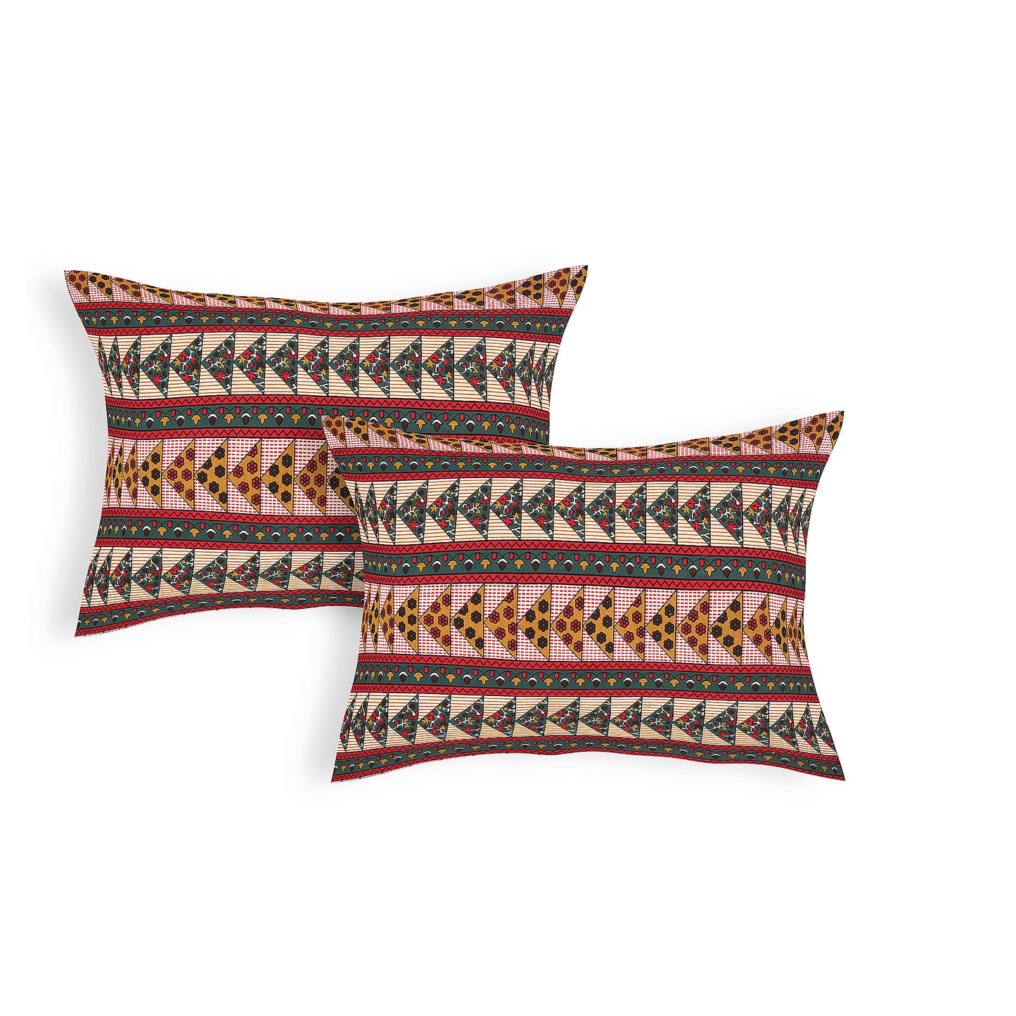 100% pure cotton jaipuri sanganari printed 98*108 king size Premium bedsheet with 2 Matching pillow covers