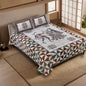 100% pure cotton jaipuri sanganari printed 98*108 king size Premium bedsheet with 2 Matching pillow covers