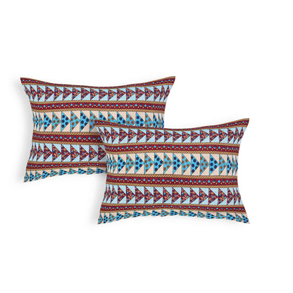 100% pure cotton jaipuri sanganari printed 98*108 king size Premium bedsheet with 2 Matching pillow covers
