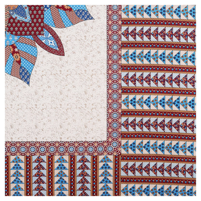100% pure cotton jaipuri sanganari printed 98*108 king size Premium bedsheet with 2 Matching pillow covers
