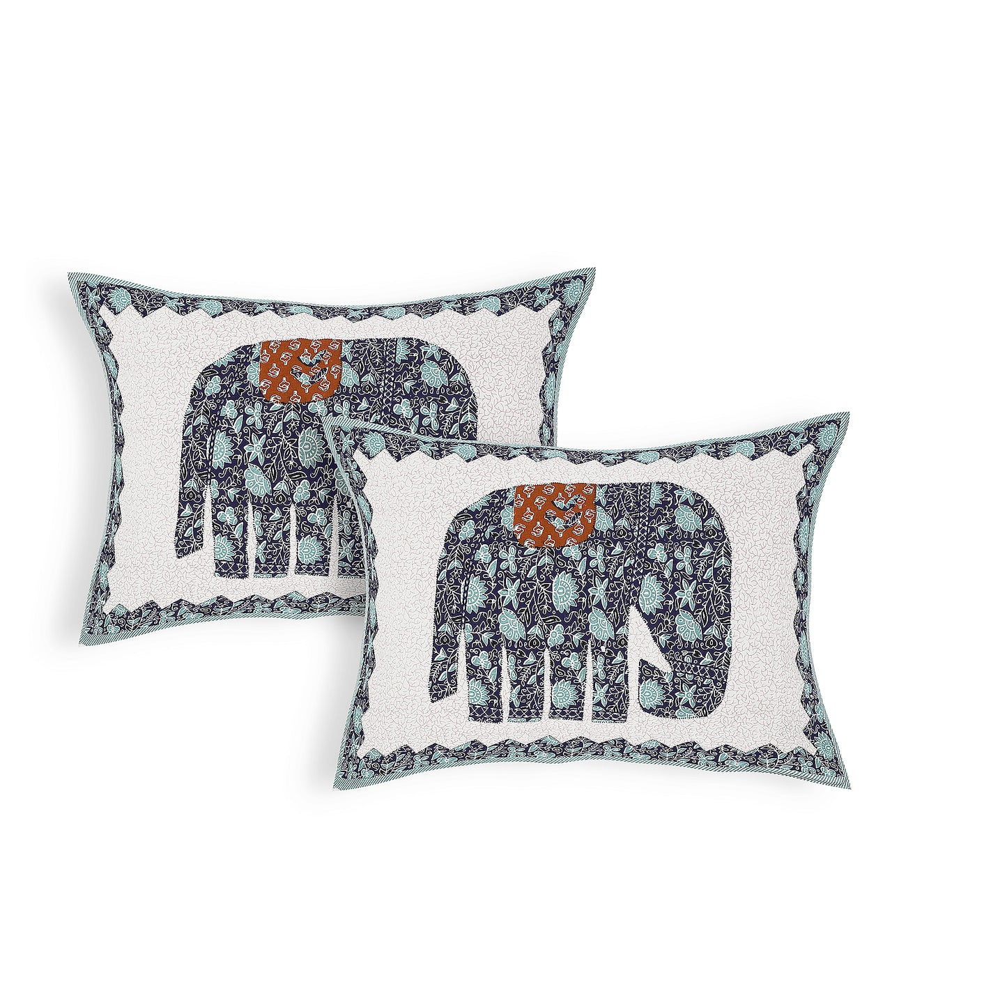 100% pure cotton jaipuri sanganari printed 98*108 king size Premium bedsheet with 2 Matching pillow covers