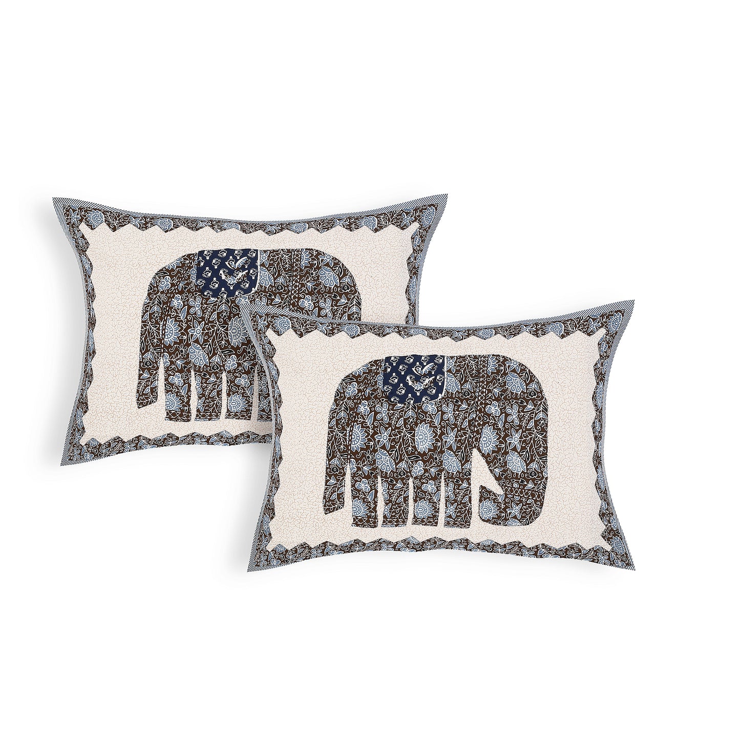 100% pure cotton jaipuri sanganari printed 98*108 king size Premium bedsheet with 2 Matching pillow covers