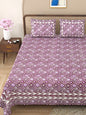 100% pure cotton jaipuri sanganari printed  king size Premium  bedsheet with 2 Matching  pillow covers
