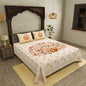 100% pure cotton jaipuri sanganari printed  king size Premium  bedsheet with 2 Matching  pillow covers