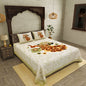 100% pure cotton jaipuri sanganari printed  king size Premium  bedsheet with 2 Matching  pillow covers