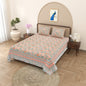100% pure cotton jaipuri sanganari printed  king size Premium  bedsheet with 2 Matching  pillow covers