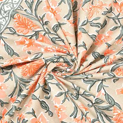 100% pure cotton jaipuri sanganari printed  king size Premium  bedsheet with 2 Matching  pillow covers