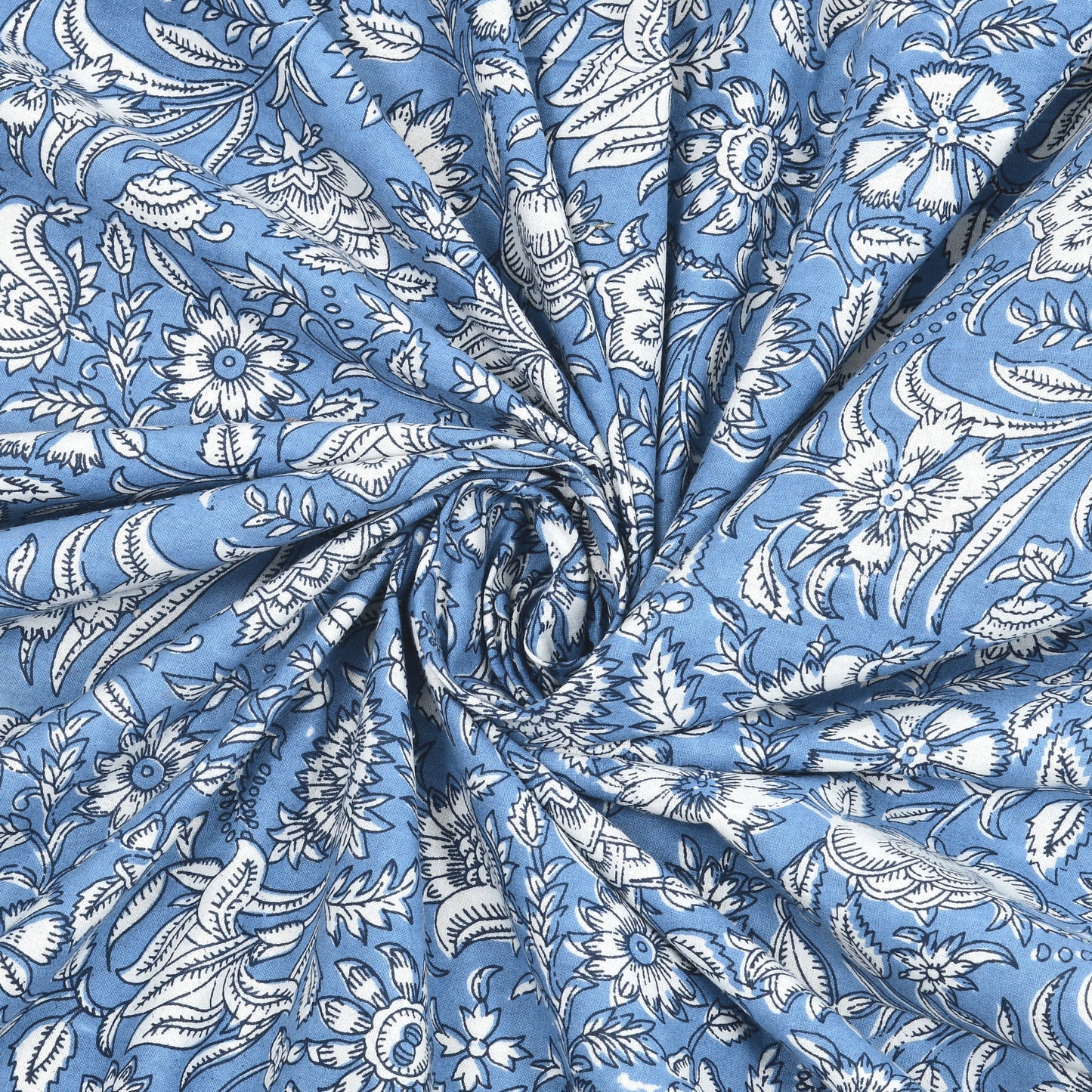 100% pure cotton jaipuri sanganari printed 98*108 king size Premium bedsheet with 2 Matching pillow covers