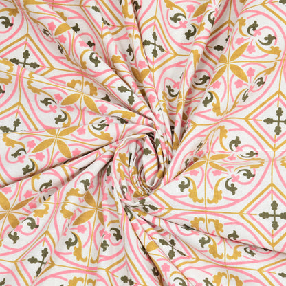 100% pure cotton jaipuri sanganari printed 98*108 king size Premium bedsheet with 2 Matching pillow covers