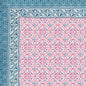 100% pure cotton jaipuri sanganari printed 98*108 king size Premium bedsheet with 2 Matching pillow covers