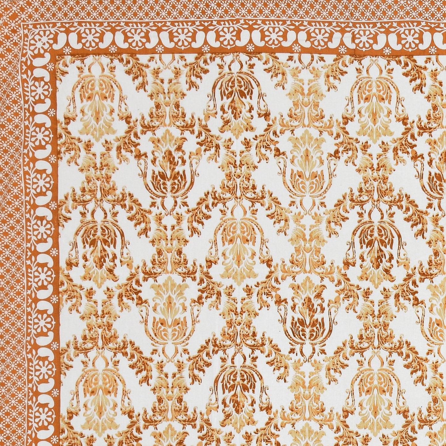 100% pure cotton jaipuri sanganari printed 98*108 king size Premium bedsheet with 2 Matching pillow covers