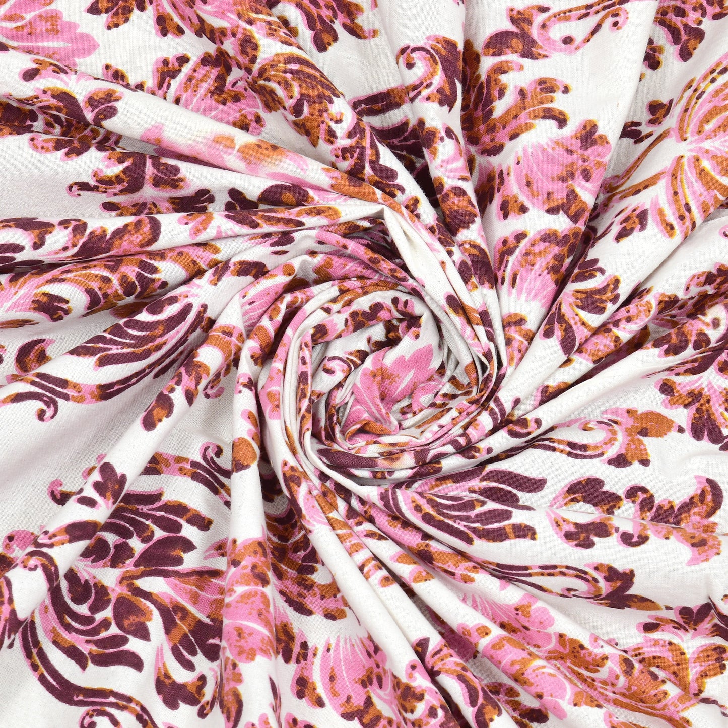 100% pure cotton jaipuri sanganari printed 98*108 king size Premium bedsheet with 2 Matching pillow covers