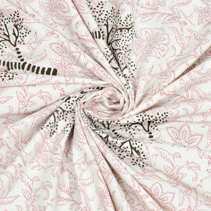 100% pure cotton jaipuri sanganari printed 98*108 king size Premium bedsheet with 2 Matching pillow covers