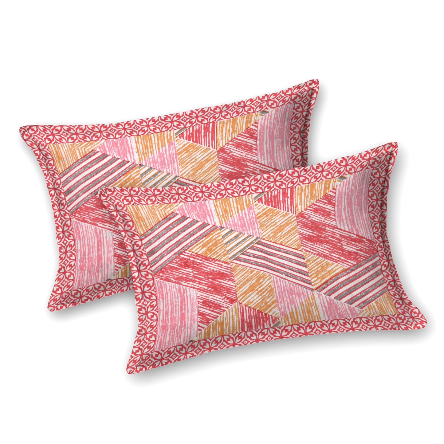 100% pure cotton jaipuri sanganari printed 98*108 king size Premium bedsheet with 2 Matching pillow covers