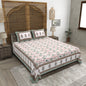 100% pure cotton jaipuri sanganari printed 98*108 king size Premium bedsheet with 2 Matching pillow covers