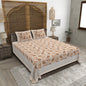 100% pure cotton jaipuri sanganari printed 98*108 king size Premium bedsheet with 2 Matching pillow covers