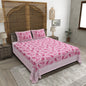 100% pure cotton jaipuri sanganari printed 98*108 king size Premium bedsheet with 2 Matching pillow covers