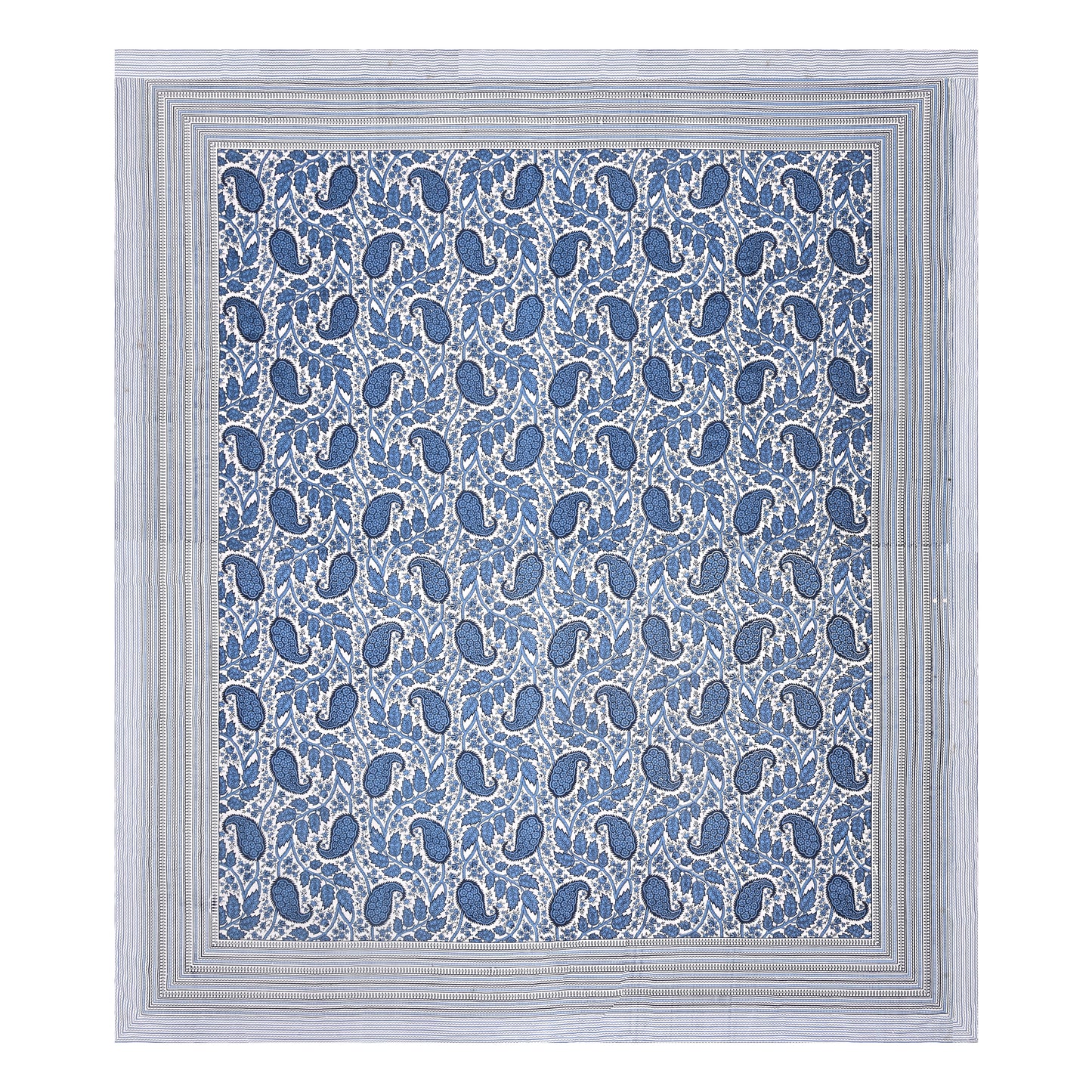 100% pure cotton jaipuri sanganari printed 98*108 king size Premium bedsheet with 2 Matching pillow covers