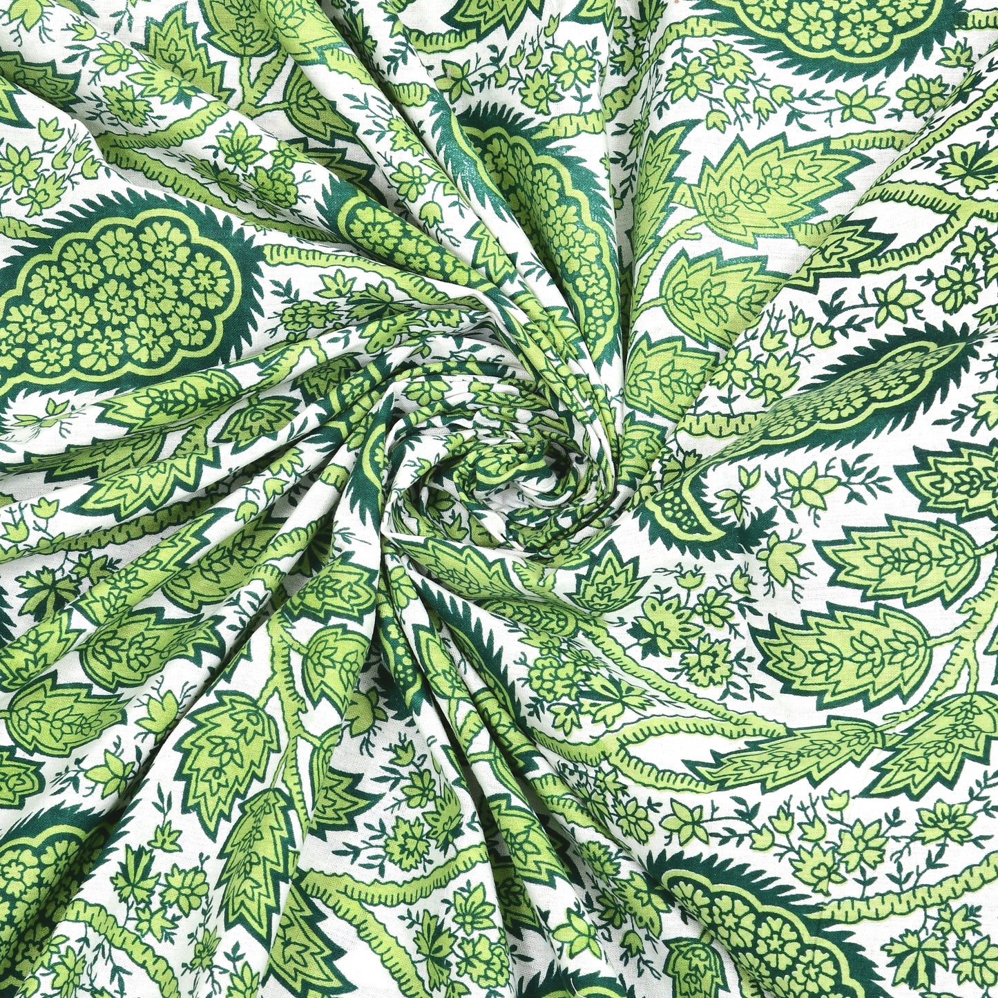 100% pure cotton jaipuri sanganari printed 98*108 king size Premium bedsheet with 2 Matching pillow covers