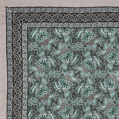 100% pure cotton jaipuri sanganari printed 98*108 king size Premium bedsheet with 2 Matching pillow covers