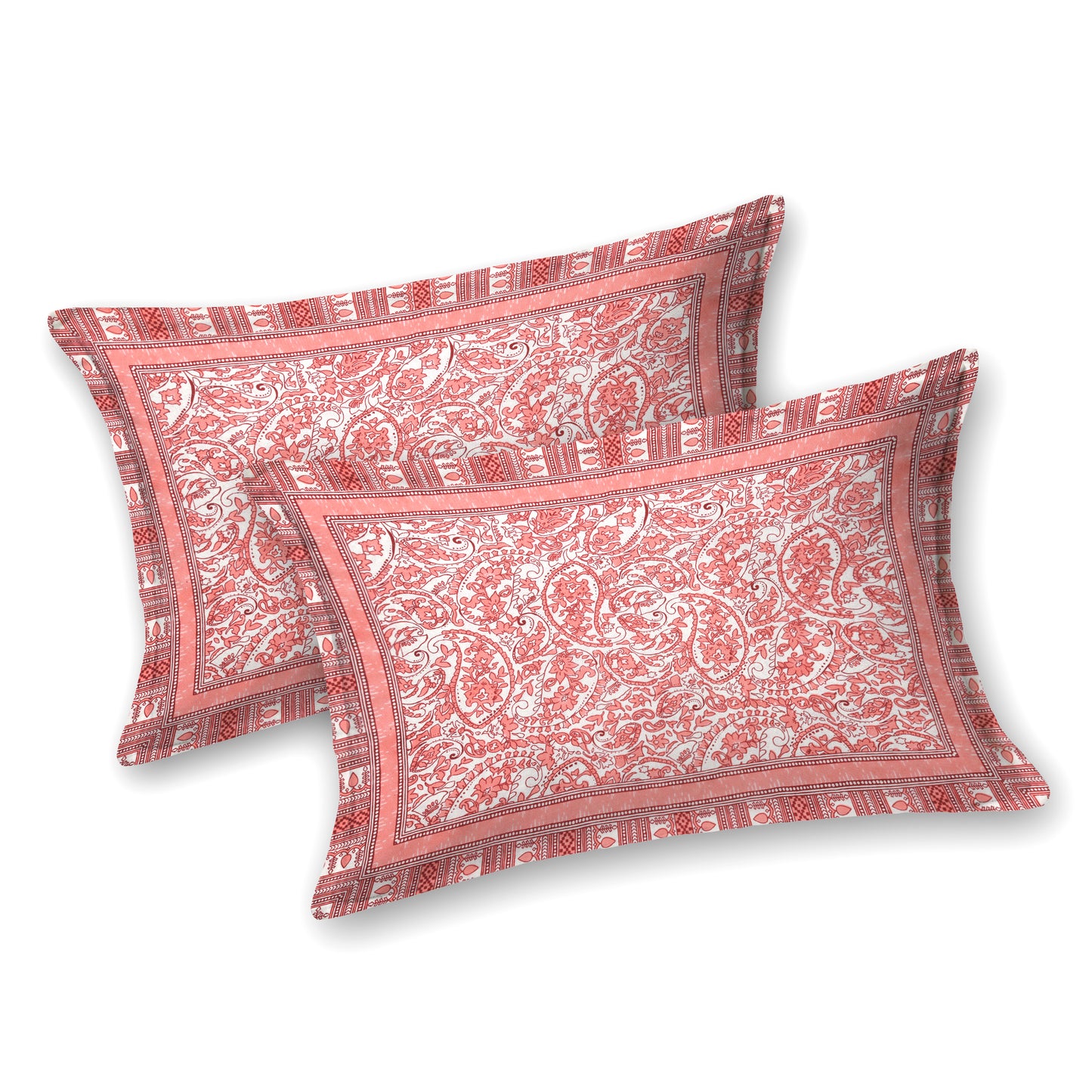 100% pure cotton jaipuri sanganari printed 98*108 king size Premium bedsheet with 2 Matching pillow covers