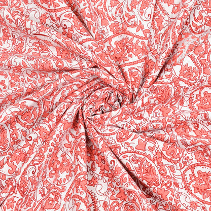 100% pure cotton jaipuri sanganari printed 98*108 king size Premium bedsheet with 2 Matching pillow covers