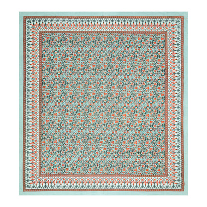 100% pure cotton jaipuri sanganari printed 98*108 king size Premium bedsheet with 2 Matching pillow covers