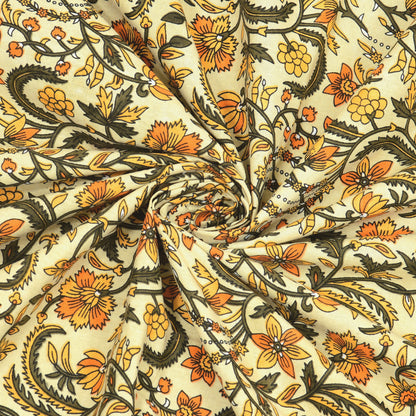 100% pure cotton jaipuri sanganari printed 98*108 king size Premium bedsheet with 2 Matching pillow covers